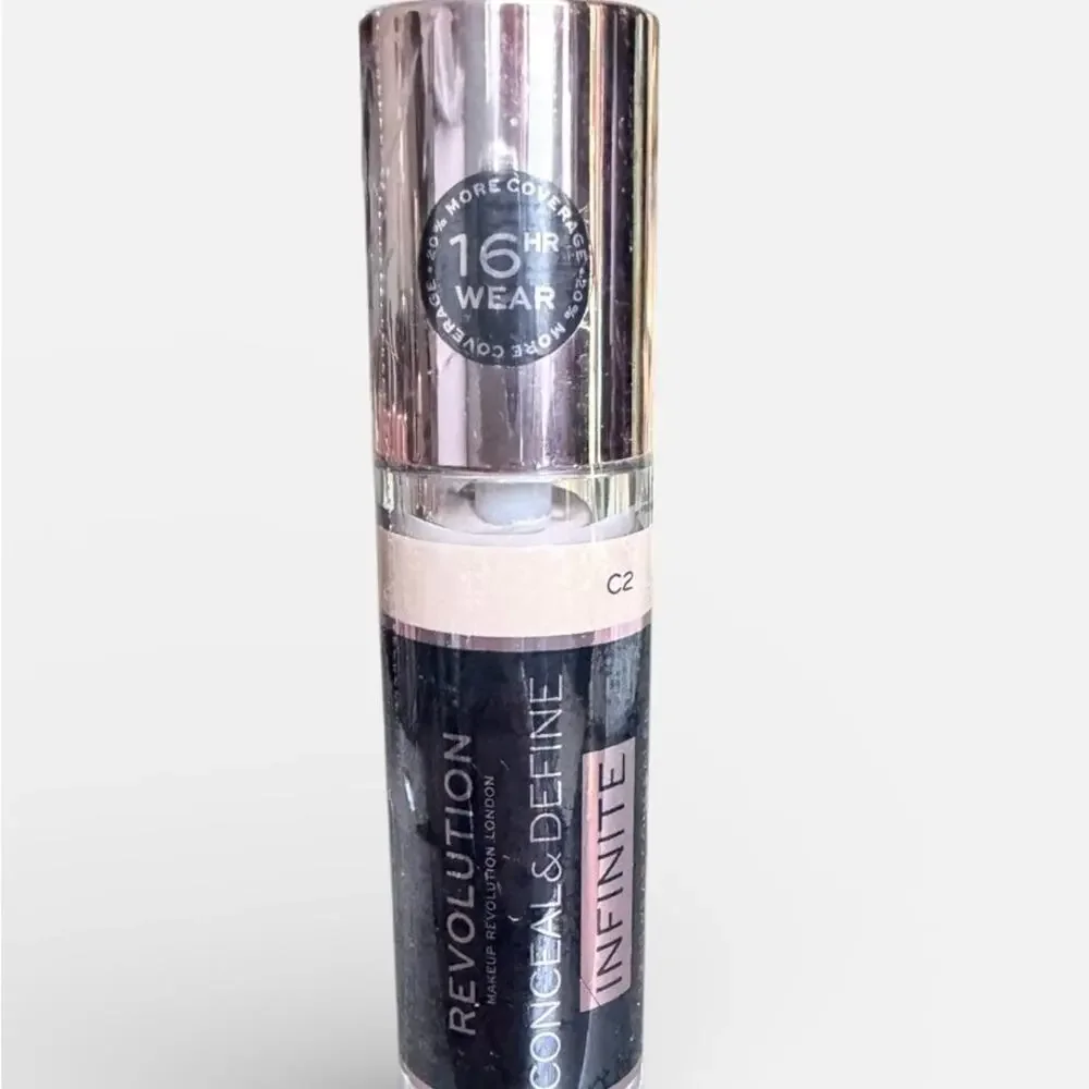Makeup Revolution Conceal & Define Infinite Longwear Concealer C2 Sealed